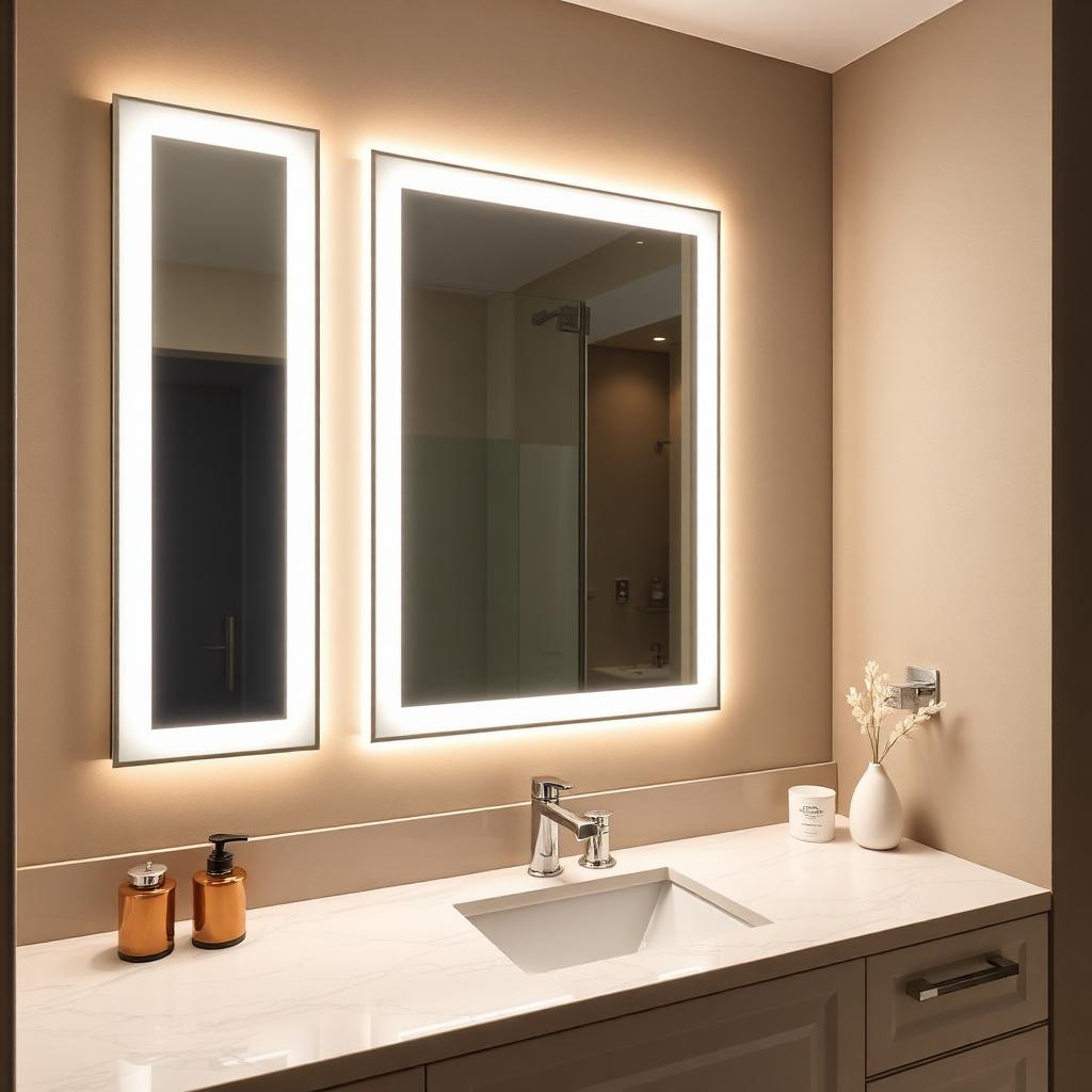 Espelhos com LED