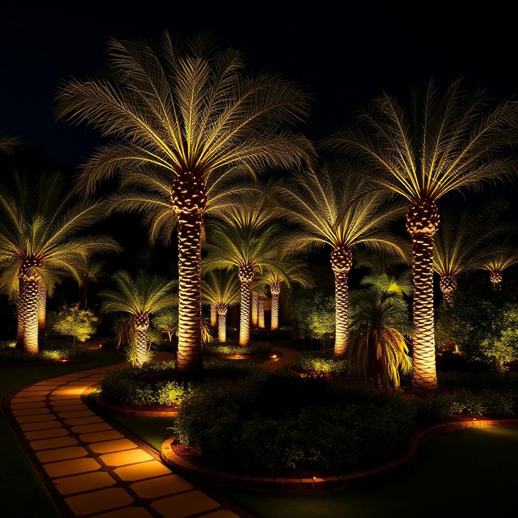 Iluminação de jardim
